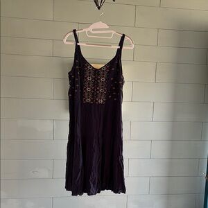 Torrid‎ Embroidered Navy Dress